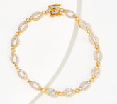 Affinity Diamonds 1.25ct tw Oval Link Bracelet, 7-1/4"